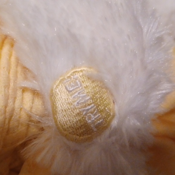 🌺 Talking White Plush Bear with Yellow Blanket - Picture 4 of 8